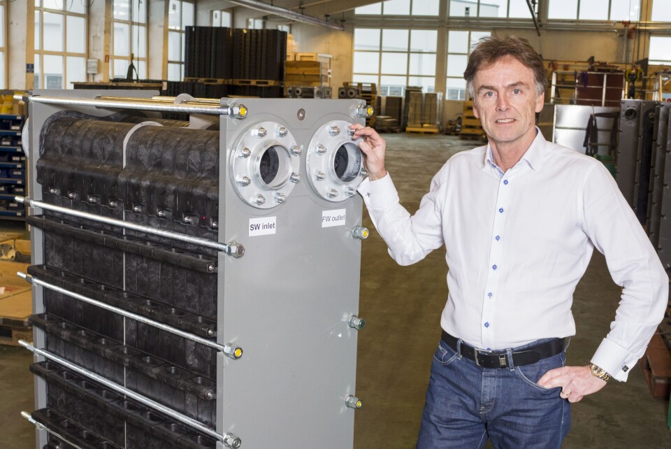 Inge Bøen, daglig leder i Hydroniq Coolers.