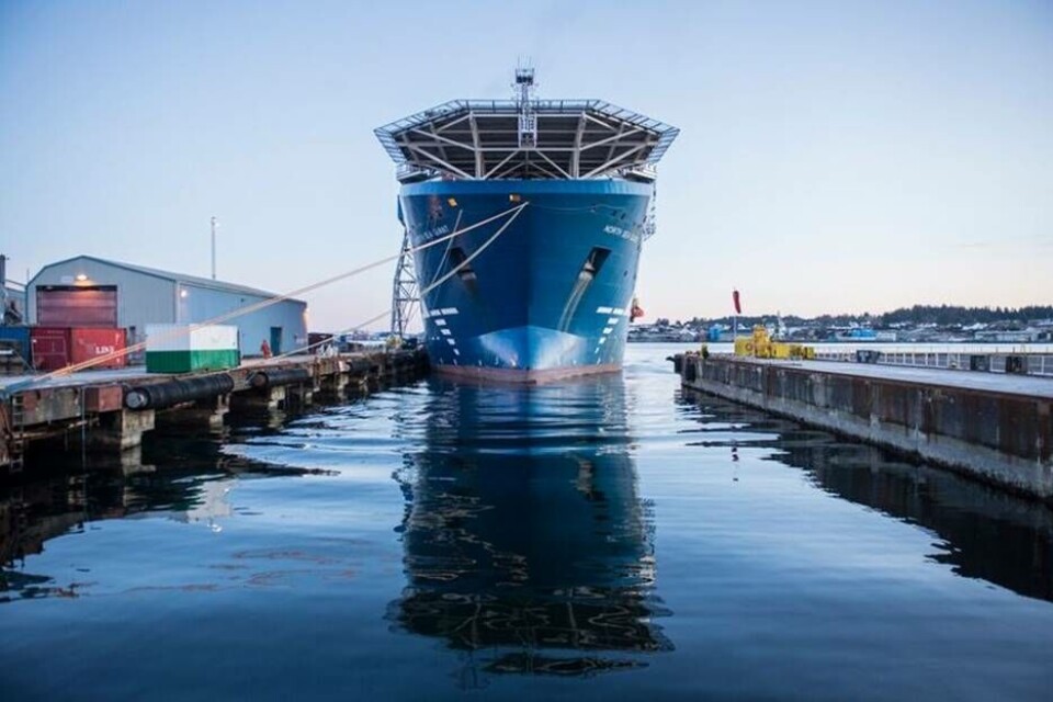 Wärtsilä energilagringssystemer ombord på 'North Sea Giant' representerer betydelige mindre drivstofforbruk. Foto: Wärtsilä