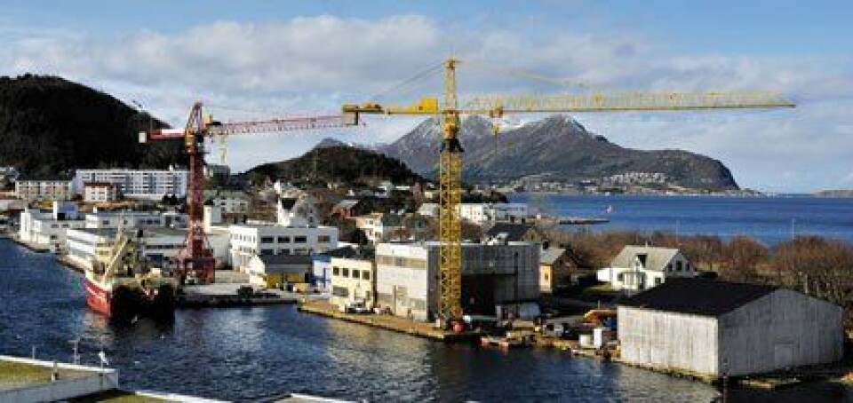 Anlegget til Maritime Service i Ålesund