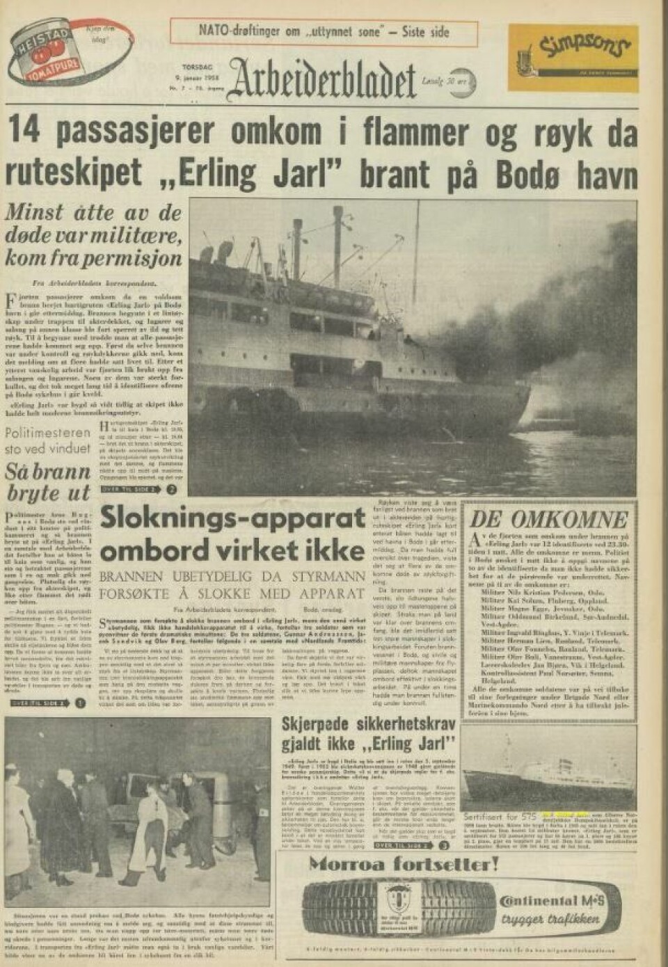 Faksimile Arbeiderbladet