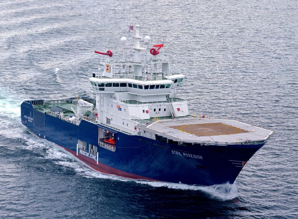 'Stril Poseidon' har vært på kontrakt for Statoil siden 2003. Foto: Harald Valderhaug