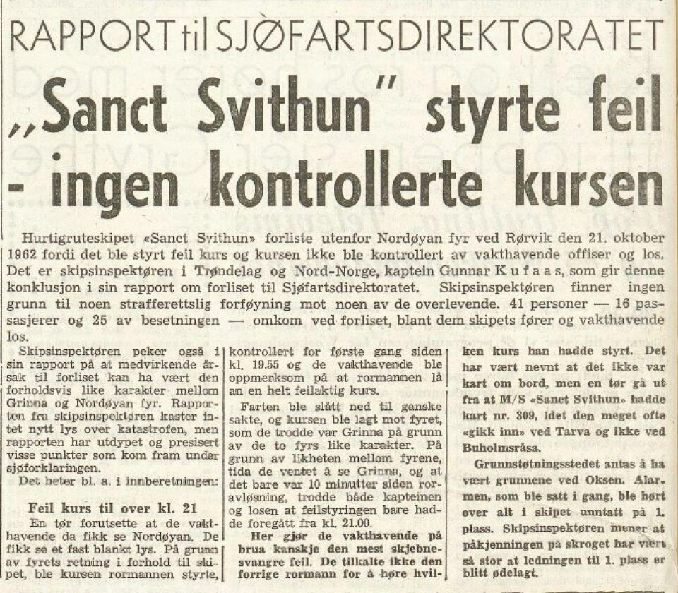 Faksimile fra Arbeiderbladet