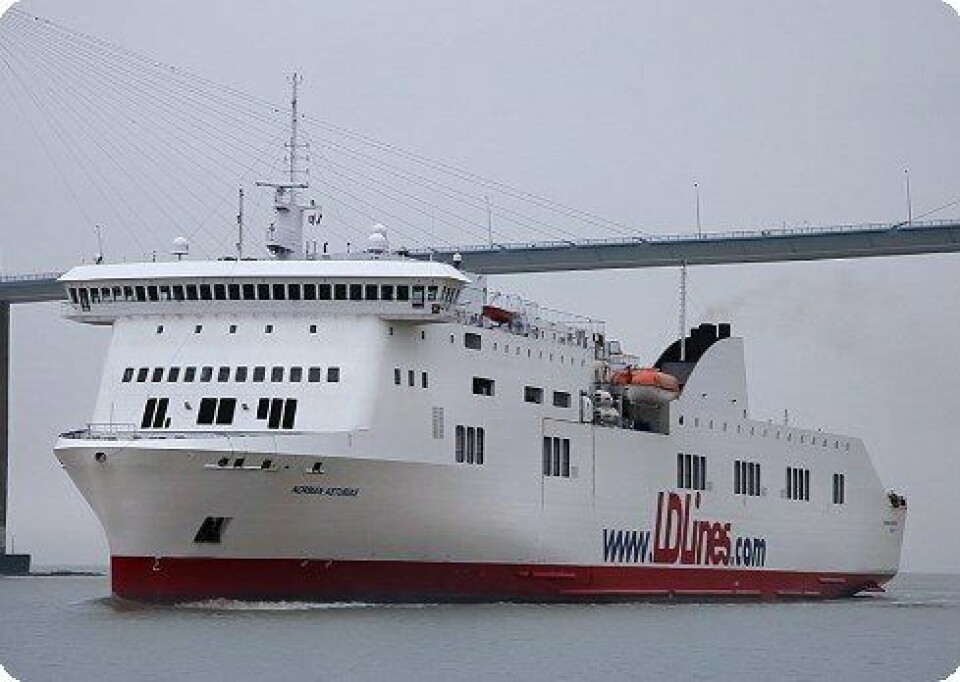 Stena-ferge får dansk flagg