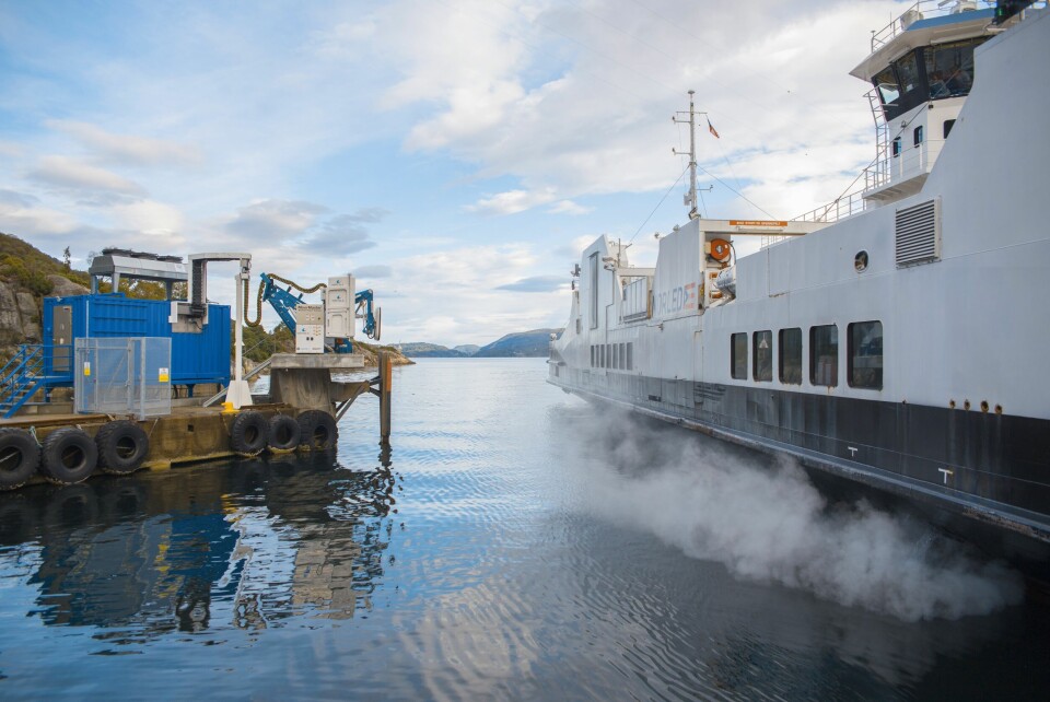 Stor interesse for trådløs lading av skip på Bonn-møtet. Foto: Wärtsilä