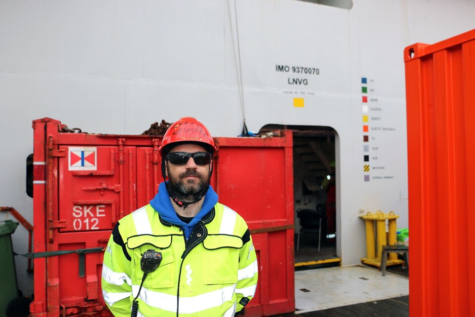 Matros Alfred Heimark. Foto: Vibeke Blich