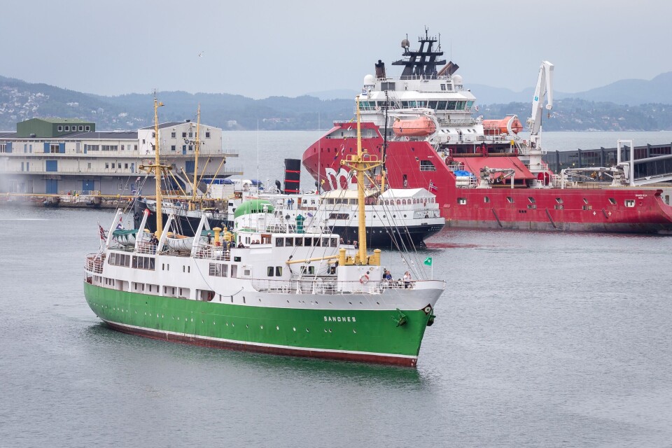 Forsidebilde: MS «Sandnes» i Bergen i 2018. Foto: Tore Sætre / Wikimedia Forsidebilde: MS «Sandnes» i Bergen i 2018. Foto: Tore Sætre / Wikimedia