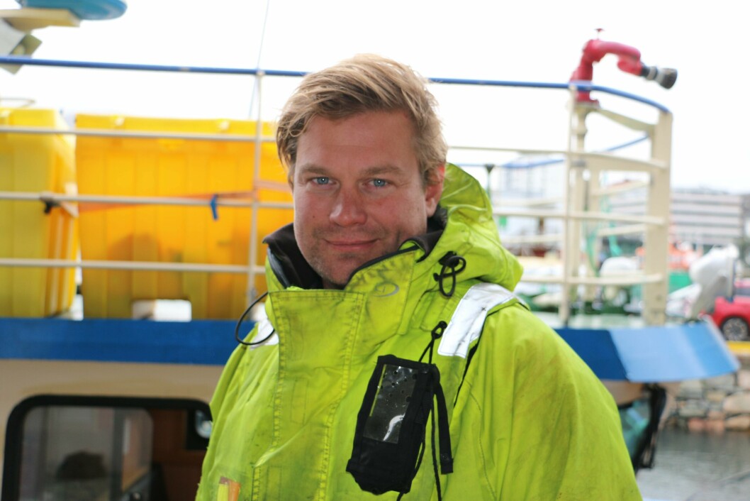Patrik Eriksson jobber for tiden om bord på IMC Divings «Coastal Cat». Foto: Vibeke Blich