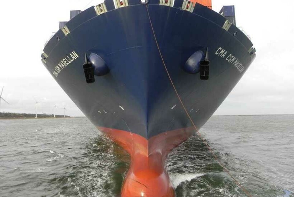 “Magellan” som er solgt til Ship Finance International Limited. Bildet ble tatt fra tug Fairplay-23. Foto:trawlerphotos.co.uk