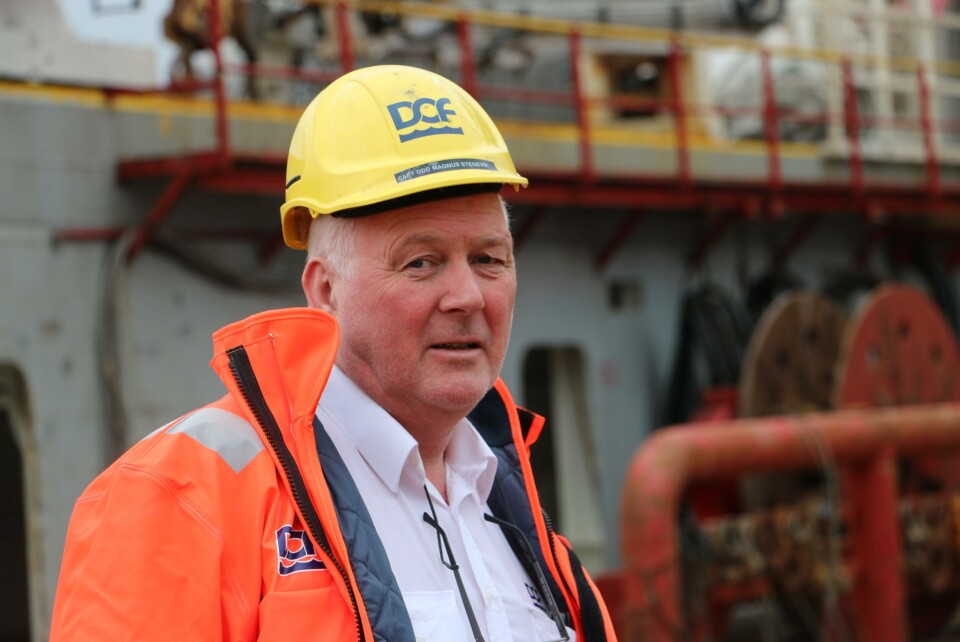 Kaptein Odd Magnus Stenevik. Foto: Andrea Bærland