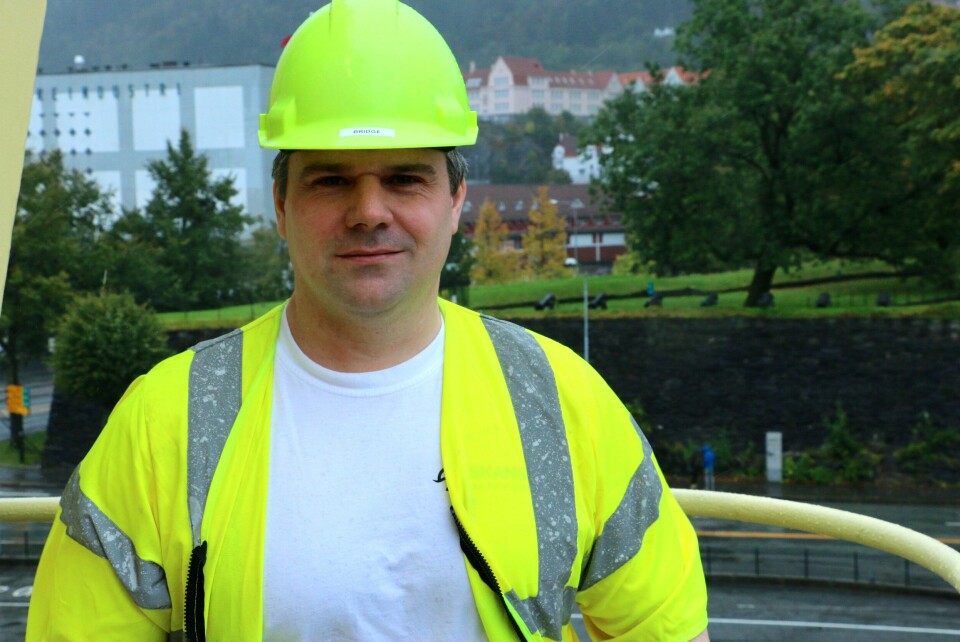 Kaptein Ólavur Hansen på 'Eldborg'.