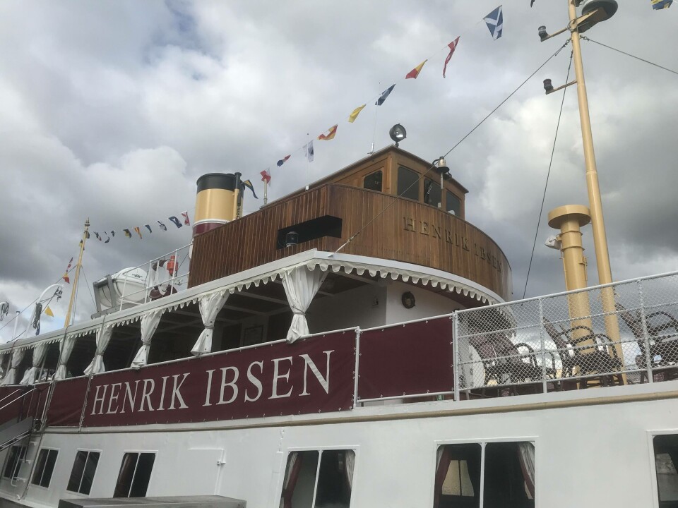 Seiler på Telemarkskanalen. Video: Sigbjørn Larsen.