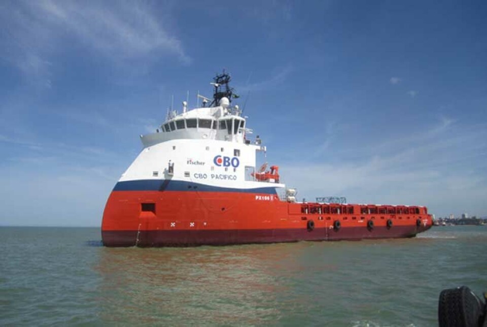 The platform supply vessel ‘CBO Pacifico’, designed by ULSTEIN, is delivered from Estaleiro Alianca in Brazil.