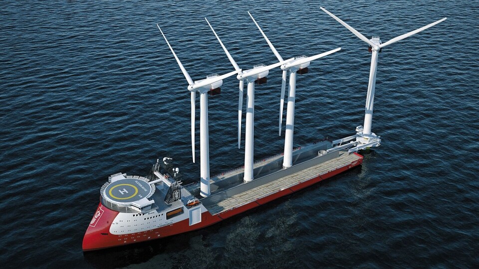 SX102 Windlifter. Illustrasjon: Ulstein Group
