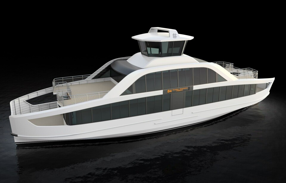 De fem fergene bygges ved Sefine Shipyard i Tyrkia. Illustrasjon: Multi Maritime