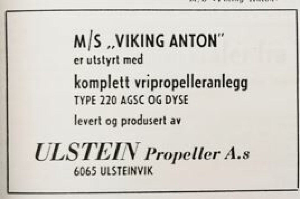 Ungdommelig rederi har overtatt sitt første nybygg