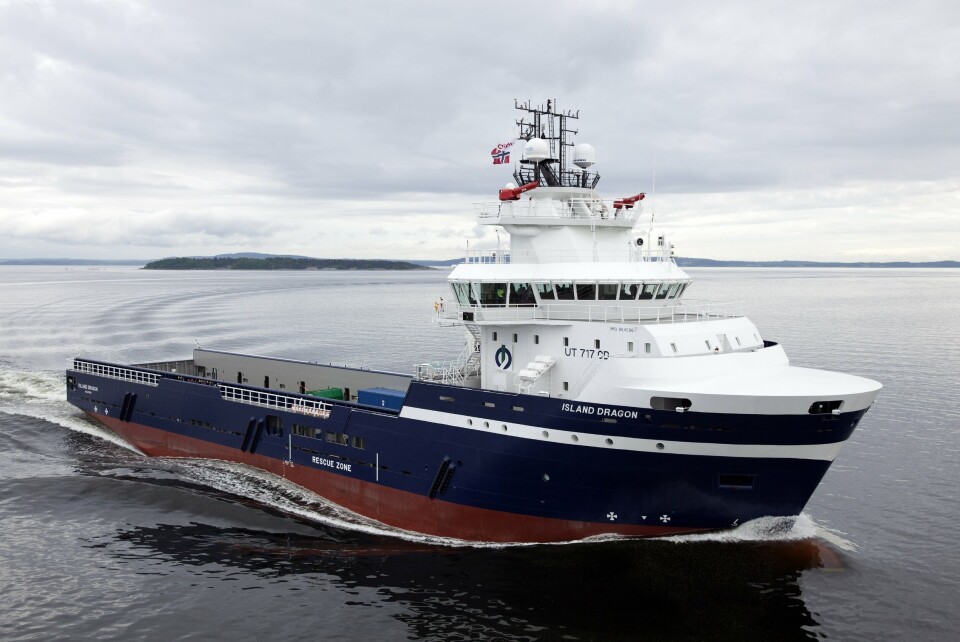 Bildet viser tidligere Island Offshore-skip bygget ved VARD Brevik.