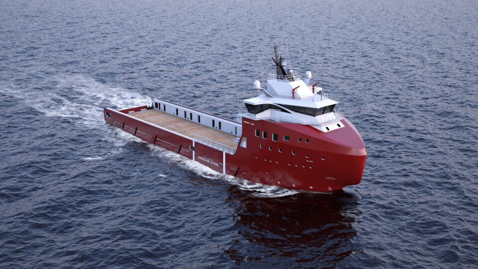 VARD 1 08 platform supply vessel for Carlotta Offshore.