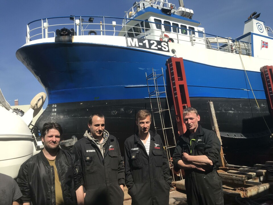 Fra venstre: Tor Erik , Kamil ,Krzysztof og Bjarte.