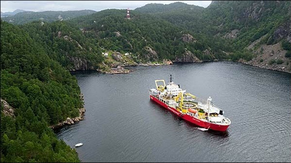 Vellykket inntrekk av NordLink-sjøkabel