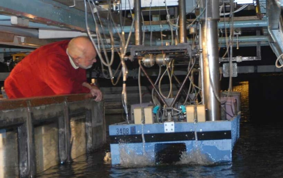 Imponerende resultater fra tanktesting av Air Supported Vessel teknologi