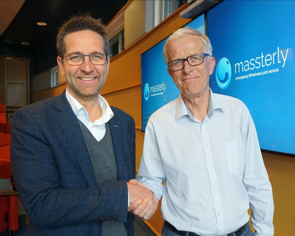 Fra venstre: Tom Eystø og Per Brinchman. Foto: Massterly