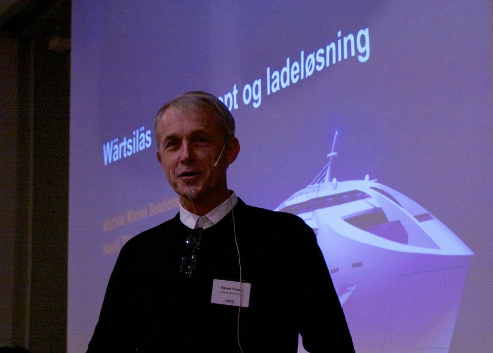 Harald Tillung under Avanserte Fartøyer 2016. Foto: Andrea Bærland
