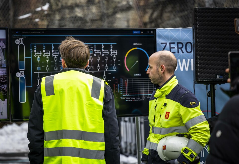 Som første aktør i verden har Kongsberg Gruppen demonstrert og verifisert et fullskala hydrogenbasert fremdriftssystem for skip og ferger. Foto: Kongsberg