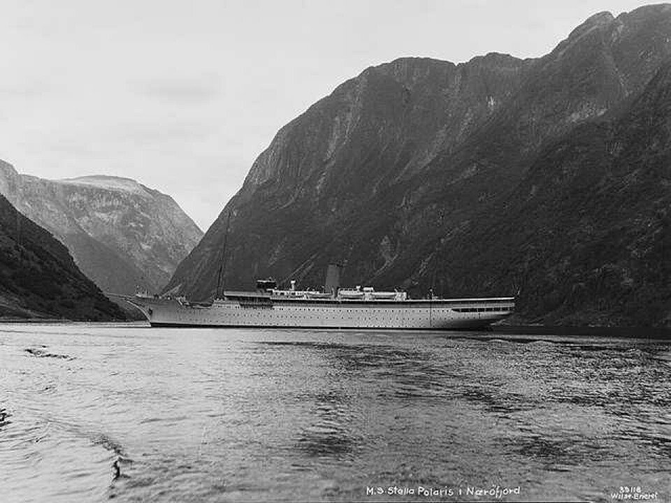 MY «Stella Polaris» i Nærøyfjorden Kilde: Nasjonalbiblioteket