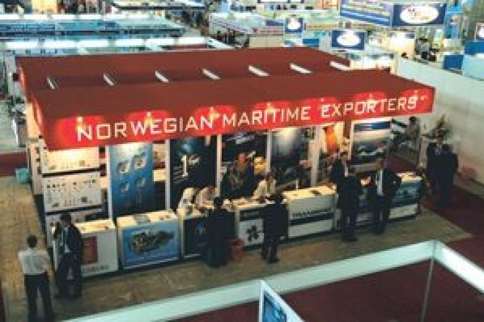 Norske Maritime Eksportørers fellesstand på Vietship 2006.