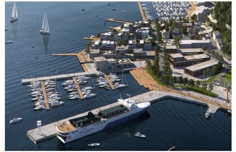 Investor foreslår elektrisk hydrofoil på strekningen Kragerø-Oslo.