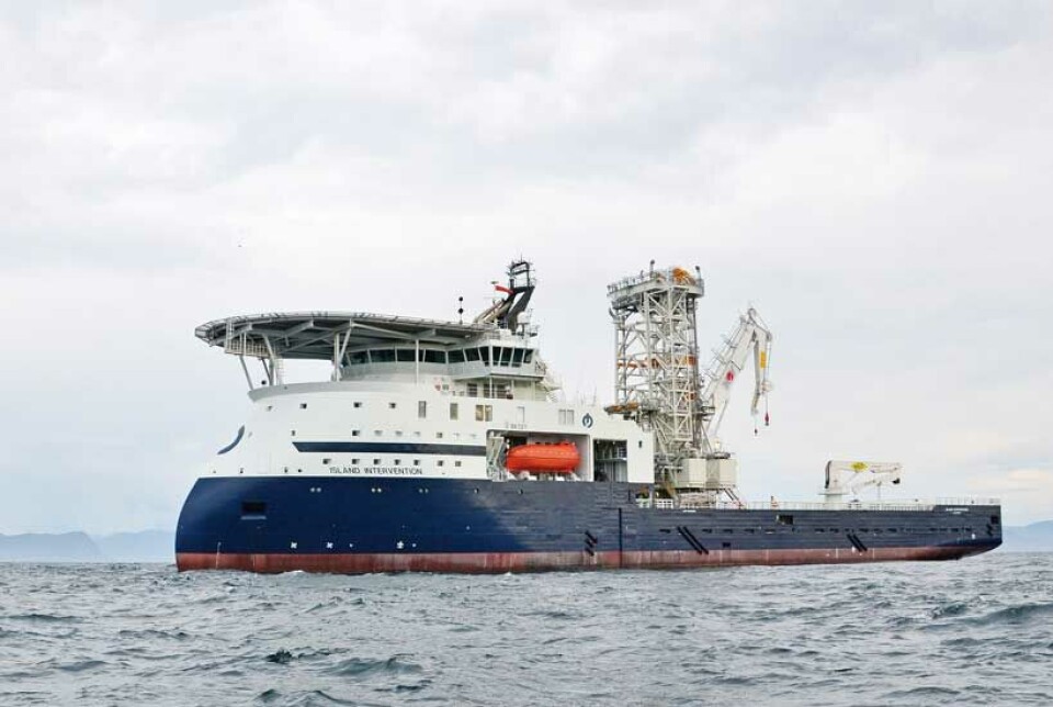 Island Intervention er straks klar for krevjande oppdrag i Norskehavet.