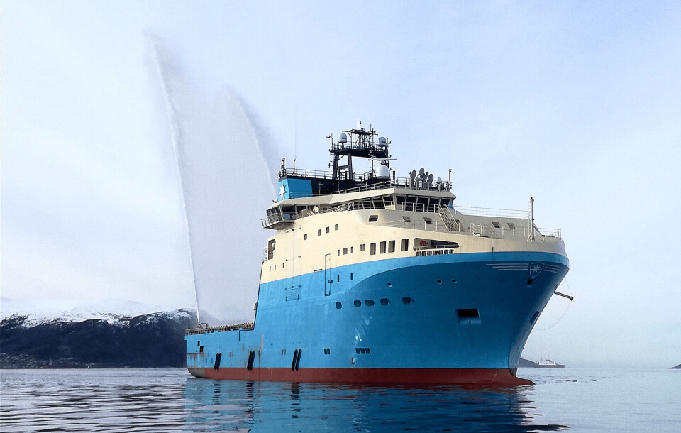 'Maersk Minder' - et av fartøyene som nylig har fått leveranser fra ProNav. Foto: Kleven