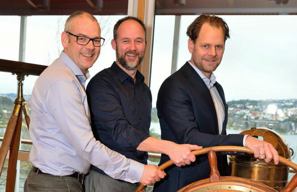 Fra venstre: Erik Mohn, Gisle Rong og Brede Gislefoss. Foto: Torbjørn Wilhelmsen, wikos.no