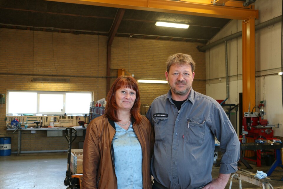 Ekteparet Charlotte og Peter Weesgaard driver Weesgaard Mechanical Support sammen