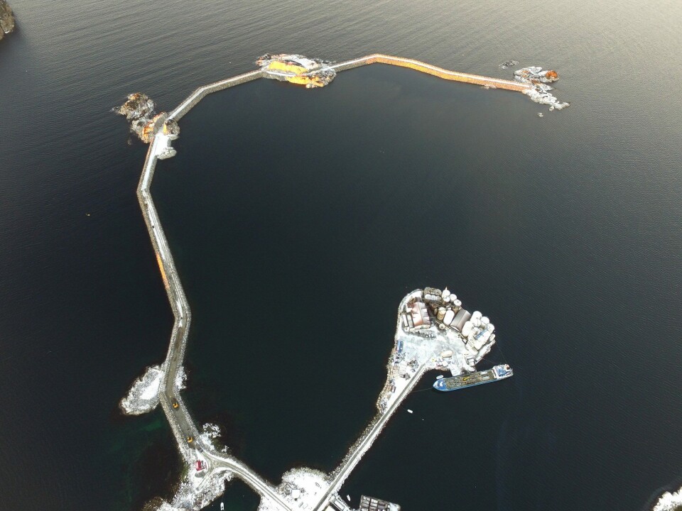 Austevoll fiskerihavn er en av havnene som får støtte i 2017. Foto: Kystverket/Leonard Nilsen & Sønner AS.