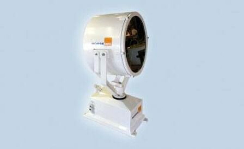 A new searchlight control system that is easy to install