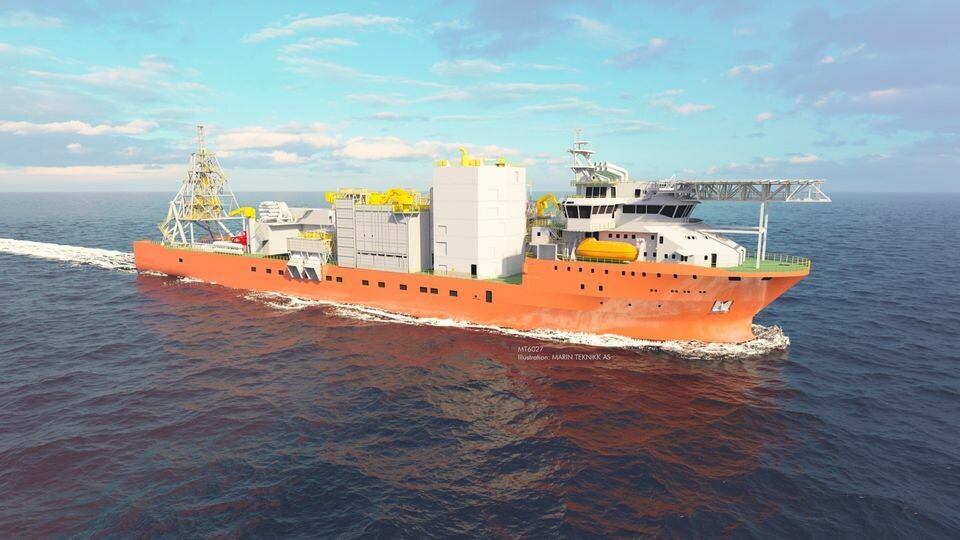 ABB leverer integrert kraft- og fremdriftssystem for verdens første spesialbygde diamantutvinningsskip. Illustrasjonsfoto: Marin Teknikk AS.