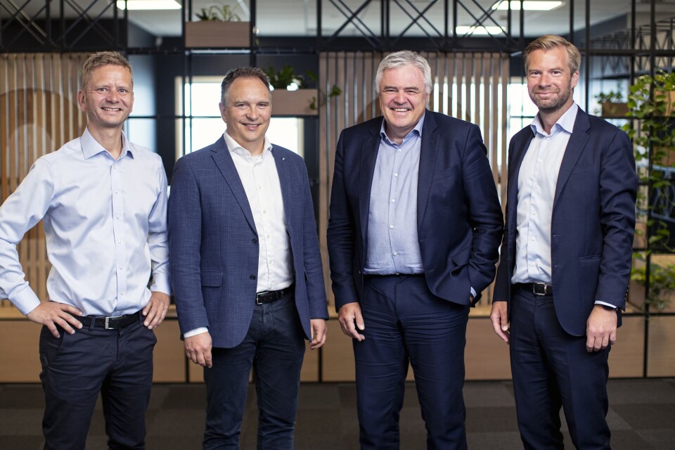 Sveinung Soma, Håvard Framnes, Øyvind Mikalsen and Kjetil Ramstad. Photo: Haakon Nordvik