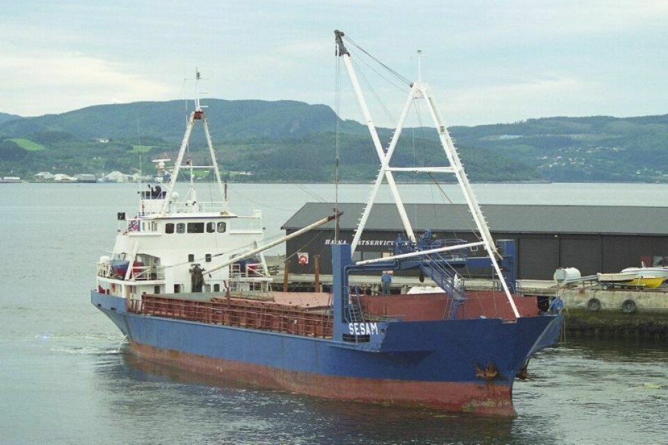 Da «Nenny Freighter» ble hugget i 2006, hadde den seilt under ti forskjellige navn. Foto: Hentet fra Sjøhstorie